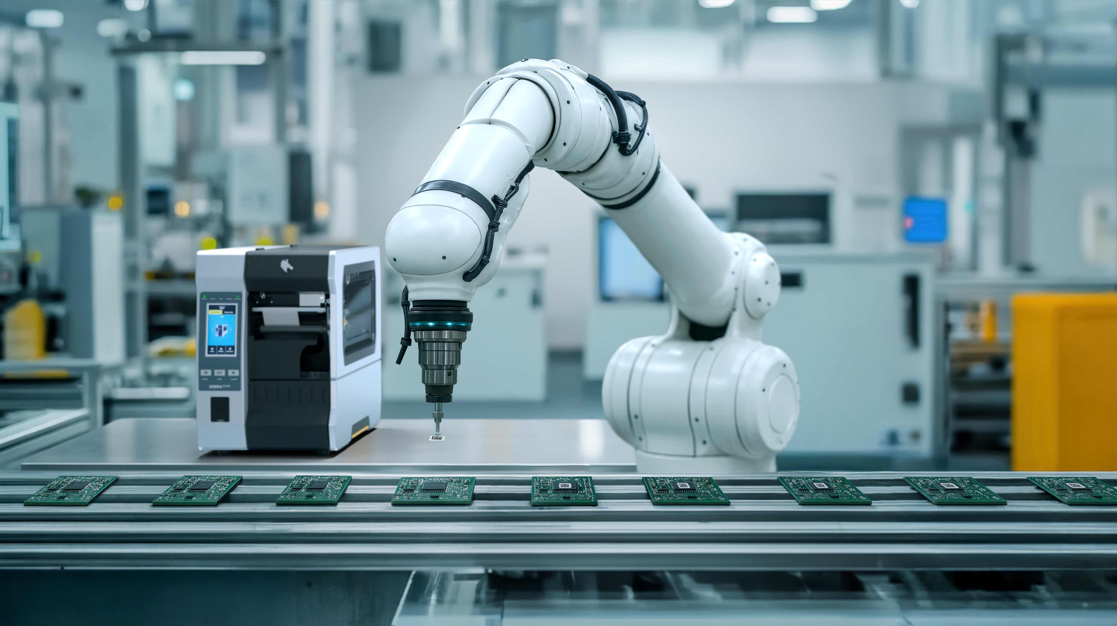 Automatización de microetiquetado en electrónica